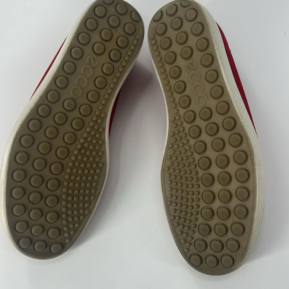 Ecco Soft 7 Sneaker, Red, size 38 - Picture 5 of 8